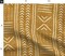 Geometric Stripe Mustard Gold Weathered Look Southwestern Boho Tribal Inspired Modern Farmhouse Custom Printed Fabric by Spoonflower Various Fabrics by the Yard or Fat Quarter